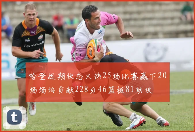 哈登近期状态火热25场比赛赢下20场场均贡献228分46篮板81助攻
