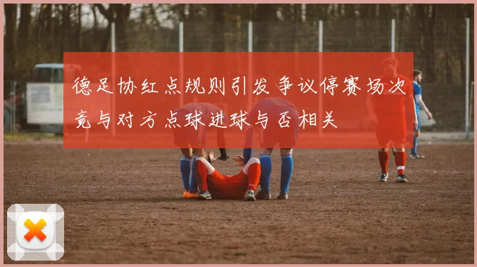 德足协红点规则引发争议停赛场次竟与对方点球进球与否相关